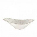 Balta raštuota porcelianinė salotinė Bonna GRAIN, 27x19cm., 750ml