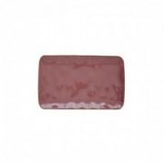 Porcelianinė rožinė kvadratinė lėkštė Easy Life INTERIORS, 20x13 cm