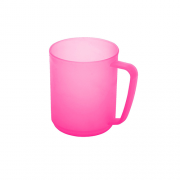 Plastikinis rožinis puodelis Plast Team HAWAII, 350 ml