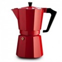 Raudonas kavinukas Espresso kavai Ghidini PEZZETTI, 9 puod. M1363R